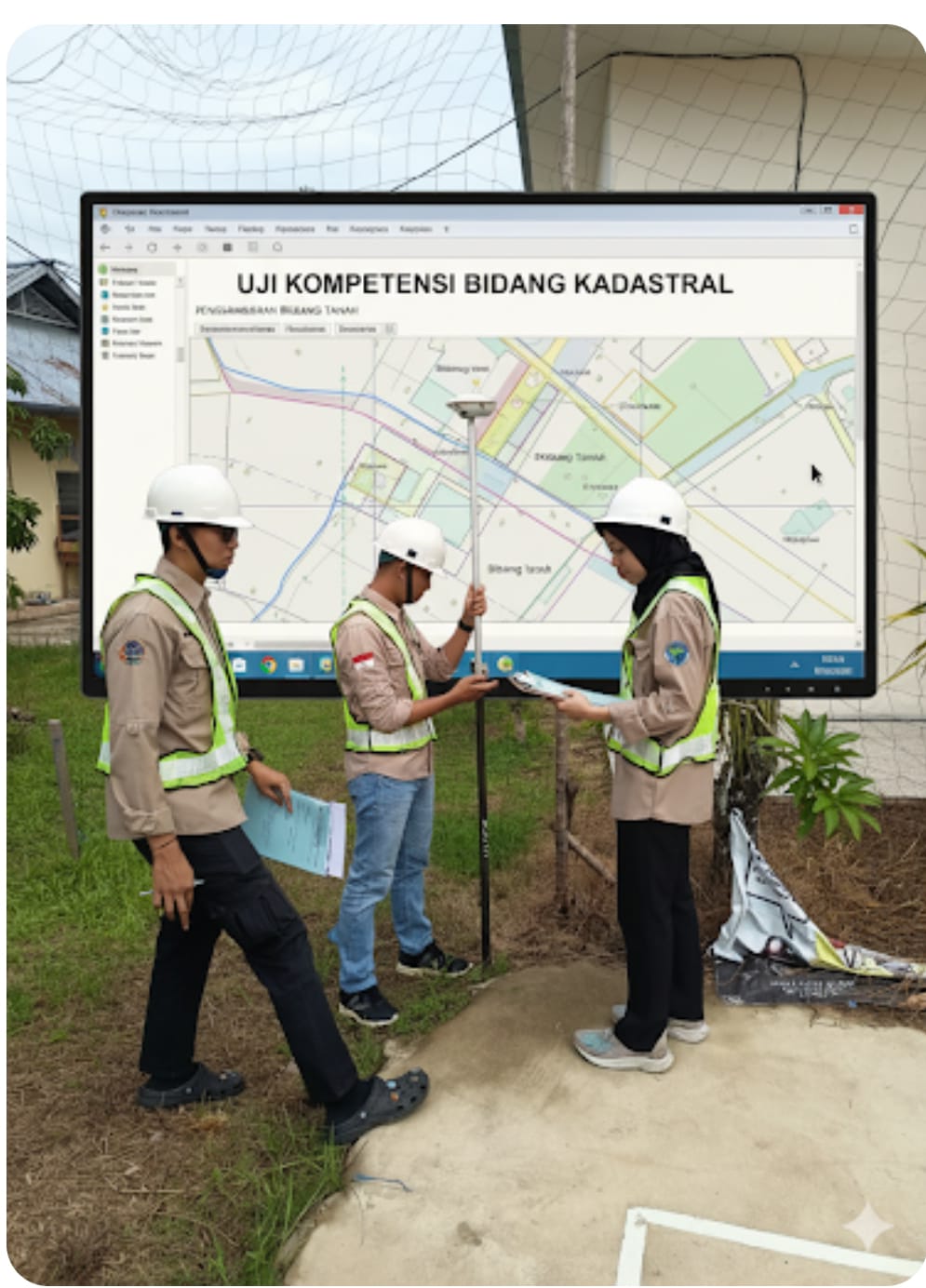 Uji Kompetensi Survei Kadastral di Kantor Pertanahan Singkawang Kalimantan Barat